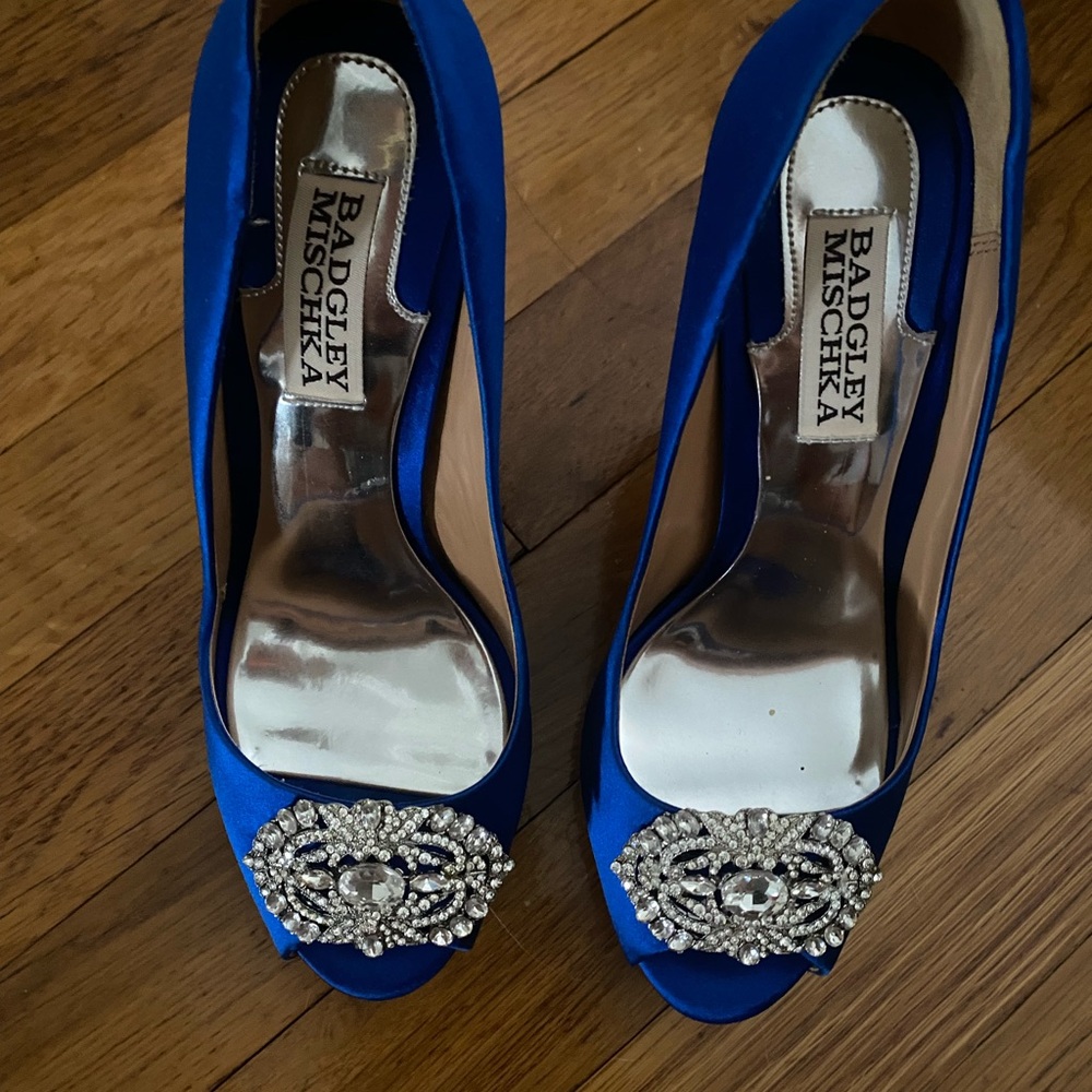 Badgley Mischka heels. Brand new never worn !